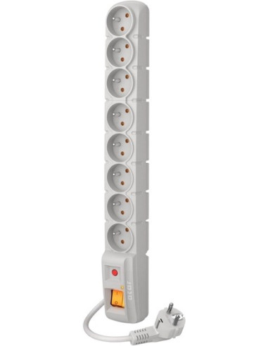 Listwa Zasilająca Acar S8 (1,5M   Szary)