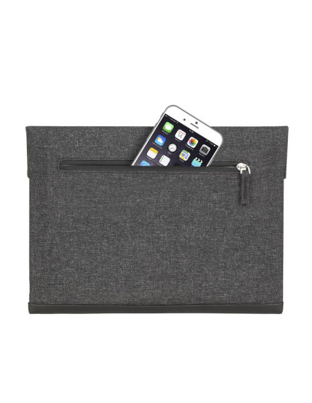 Rivacase 8803 Black Melange Torba Na Laptop 33,8 Cm (13.3") Etui Kieszeniowe Czarny
