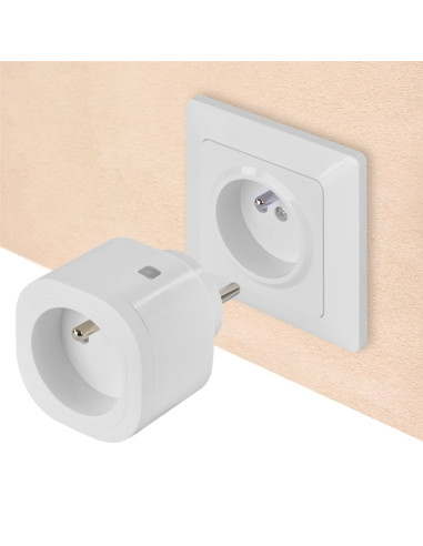 Inteligentna Wtyczka Omajin Osp-Fr-01-Ec Gniazdko Biały