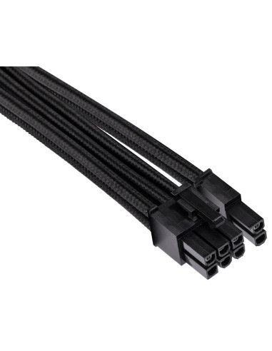 Kabel Pcie Corsair Premium Sleeved Dual Cable Type 4 Gen 4, Y-Cable - Juodas