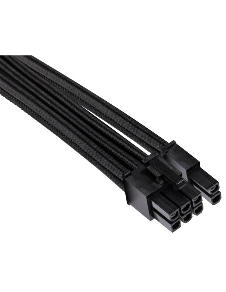 Kabel Pcie Corsair Premium Sleeved Dual Cable Type 4 Gen 4, Y-Cable - Juodas