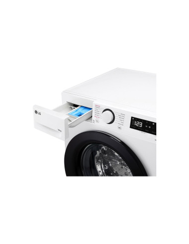 Pralka Lg F4Wr510Sbw, A-10%, Ładowanie Od Przodu, Pojemność Prania 10 Kg, Głębokość 56.5 Cm, 1400 Rpm, Biały