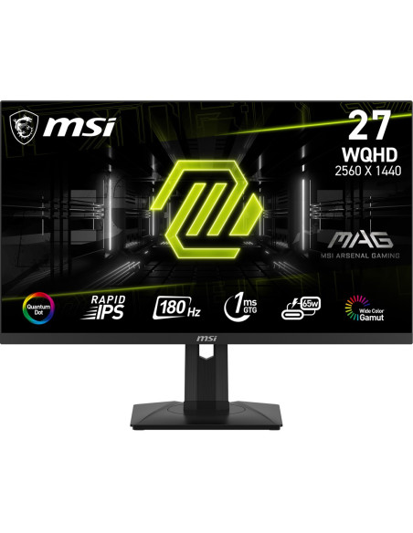 Msi Mag 274Qrfde Qd E2 Monitor Komputerowy 68,6 Cm (27") 2560 X 1440 Px Wide Quad Hd Lcd Czarny