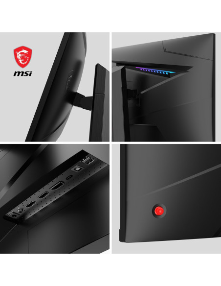 Msi Mag 274Qrfde Qd E2 Monitor Komputerowy 68,6 Cm (27") 2560 X 1440 Px Wide Quad Hd Lcd Czarny