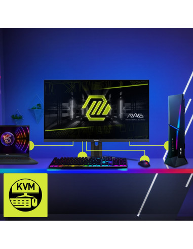 Msi Mag 274Qrfde Qd E2 Monitor Komputerowy 68,6 Cm (27") 2560 X 1440 Px Wide Quad Hd Lcd Czarny