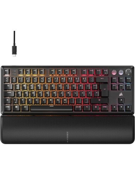 Klawiatura Do Gier Corsair K70 Pro Tkl, Klawiatura Tkl (80%), Corsair Mgx -, Iso (De)