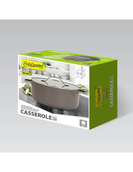 Garnek Z Pokrywką 20 Cm 2,3L Maestro Mr-4009-20