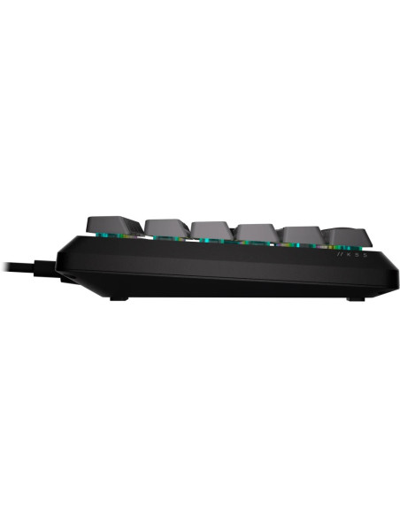 Klawiatura Do Gier Corsair Gaming K55 Core Rgb, Pełnowymiarowa (100%), Gumowa Kopułka - Szara, Iso (De)