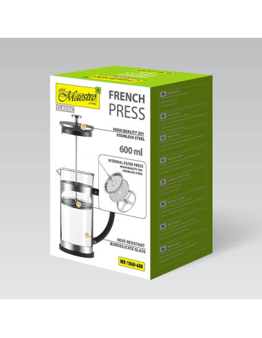 Prasa Francuska Maestro 600Ml Mr-1860-600