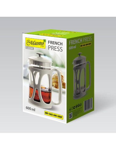 Prasa Francuska Maestro 600Ml Mr-1663-600-Gray