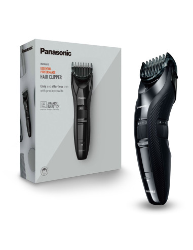 Trymer Do Włosów Panasonic Er-Gc53, Na Mokro I Sucho, 19 Kroków Długości, Precyzyjny Co 0.5 Mm, Czarny