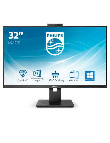 Philips P Line 326P1H/00 Led Display 80 Cm (31.5") 2560 X 1440 Px Quad Hd Czarny