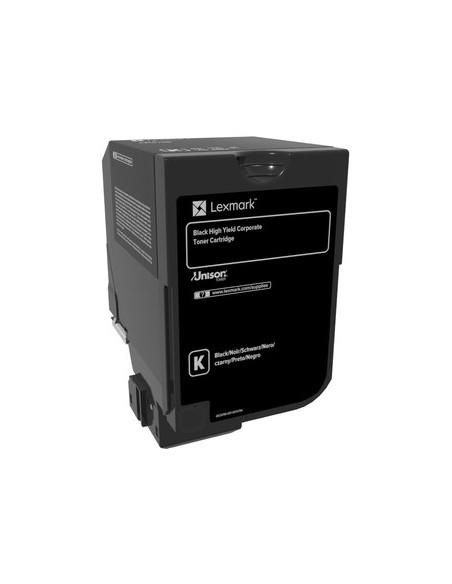 Lexmark 74C2Hke - Toner, Black (Czarny) 20000 Stron
