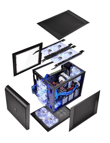 Obudowa Thermaltake Core V21 Ca-1D5-00S1Wn-00 (Micro Atx, Mini Itx  Kolor Czarny)