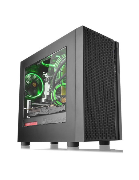Obudowa Thermaltake Versa H18 Window Ca-1J4-00S1Wn-00 (Mini Itx  Kolor Czarny)
