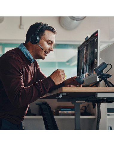 Poly Zestaw Słuchawkowy Voyager Focus 2 Usb-C-C + Przejściówka Usb-C/A