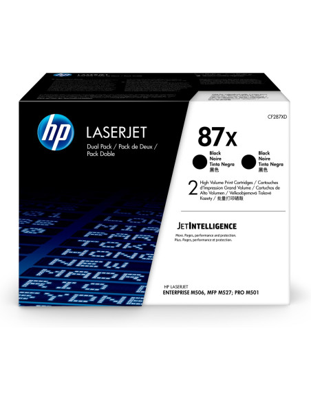 Hp 87X 2X Schwarz Laserjet Tonerpatrone