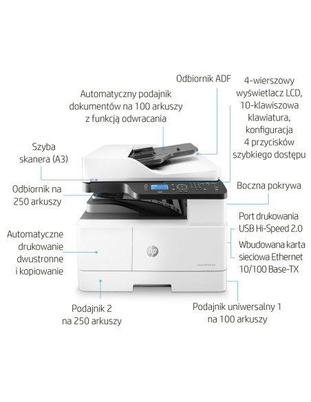 Urządzenie Wielofunkcyjne Hp Laserjet M443Nda