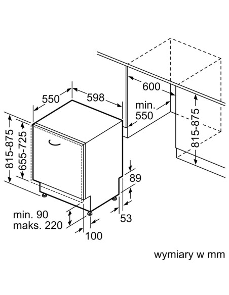 Zmywarka Do Zabudowy Bosch Smv4Ecx28E
