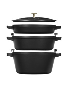 Staub La Cocotte 4,2 L Okrągły Żeliwo Naczynie Do Pieczenia