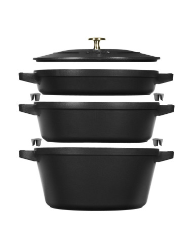 Staub La Cocotte 4,2 L Okrągły Żeliwo Naczynie Do Pieczenia