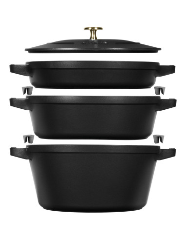 Staub La Cocotte 4,2 L Okrągły Żeliwo Naczynie Do Pieczenia