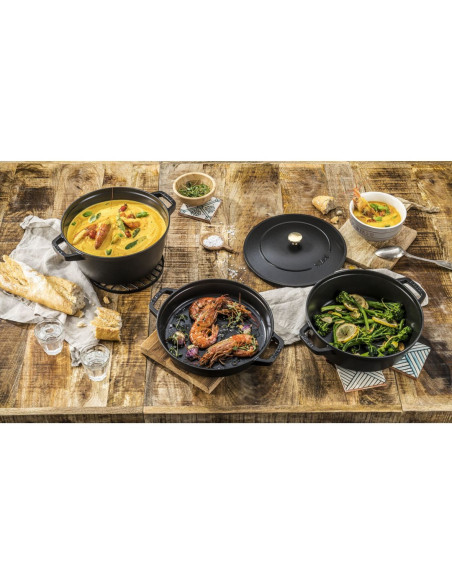 Staub La Cocotte 4,2 L Okrągły Żeliwo Naczynie Do Pieczenia
