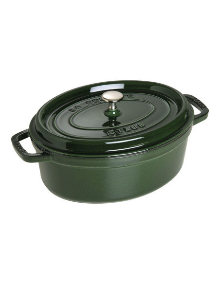 Garnek Żeliwny Owalny Staub 40509-363-0 - Zielony 4.2 Ltr