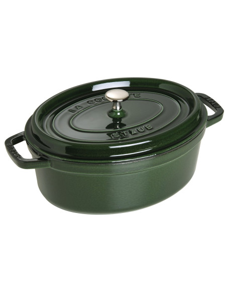 Garnek Żeliwny Owalny Staub 40509-363-0 - Zielony 4.2 Ltr