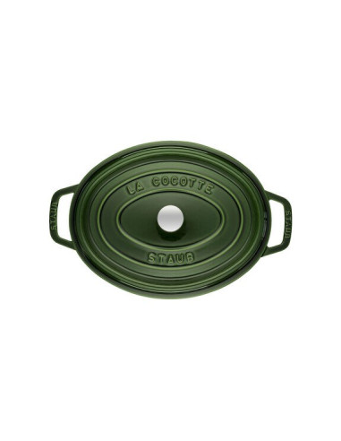Garnek Żeliwny Owalny Staub 40509-363-0 - Zielony 4.2 Ltr