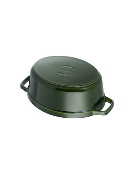 Garnek Żeliwny Owalny Staub 40509-363-0 - Zielony 4.2 Ltr