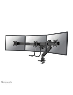 Neomounts Nm-D775Dx3Black Uchwyt / Stojak Do Monitorów 68,6 Cm (27") Biurko Czarny