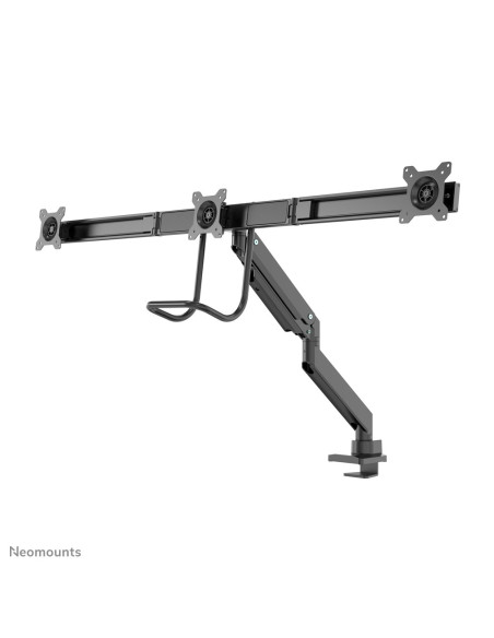 Neomounts Nm-D775Dx3Black Uchwyt / Stojak Do Monitorów 68,6 Cm (27") Biurko Czarny