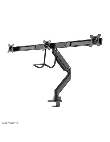 Neomounts Nm-D775Dx3Black Uchwyt / Stojak Do Monitorów 68,6 Cm (27") Biurko Czarny