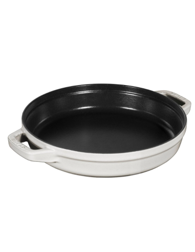 Zestaw 3 Naczyń Żeliwnych Z Pokrywką Staub 40508-388-0 - Biała Trufla 24 Cm