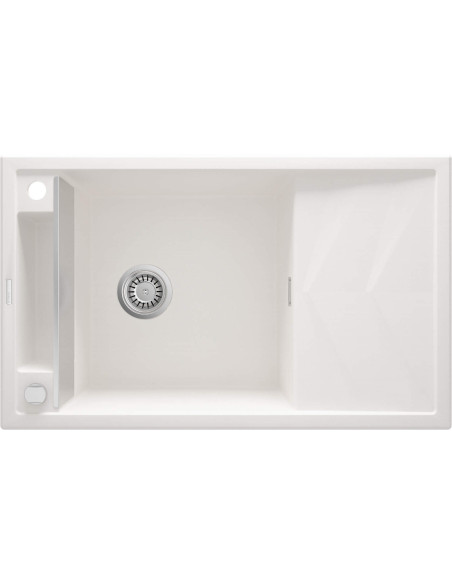 Zlewozmywak Granitowy Magnetyczny 1-Komorowy Z Ociekaczem Zrm A113 5908212094921