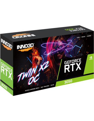 Inno3D Geforce Rtx 3050 Twin X2 Oc Nvidia 8 Gb Gddr6