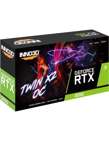 Inno3D Geforce Rtx 3050 Twin X2 Oc Nvidia 8 Gb Gddr6