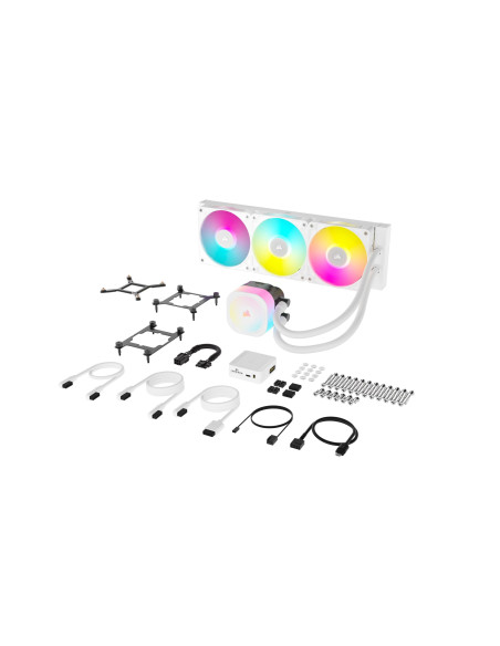 Corsair Icue Link Titan Rx Rgb Procesor Chłodnica Cieczy All-In-One 12 Cm Biały 1 Szt.