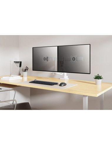 Neomounts Ds75-450Wh2 Uchwyt / Stojak Do Monitorów 81,3 Cm (32") Biurko Biały