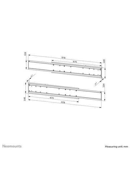 Adapter Do Tv Dual Screen Adm-875Wh2 Neomounts