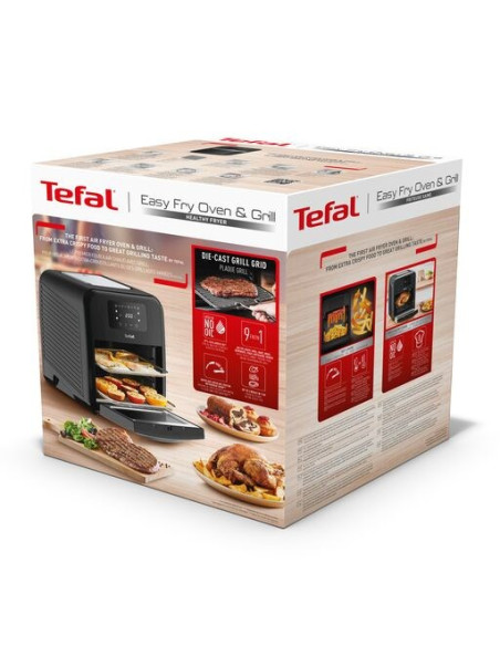 Tefal Easy Fry Fw5018 Pojedyńczy 11 L Autonomiczny 2000 W Frytkownica Na Gorące Powietrze Czarny