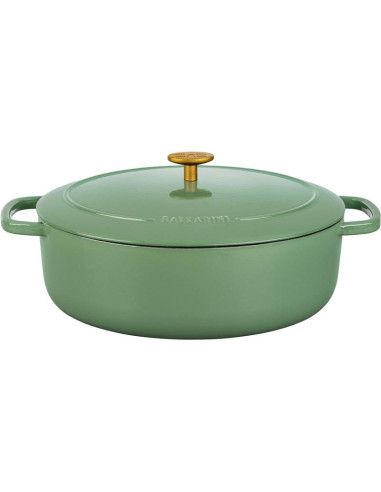 Garnek Żeliwny Owalny Ballarini Bellamonte 75003-574-0 - 5,5 Ltr Zielony