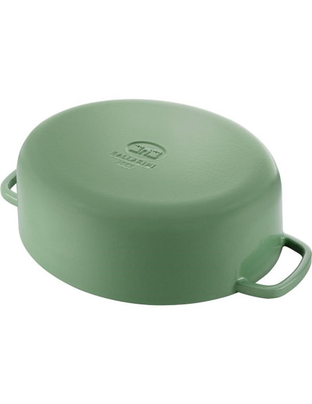 Garnek Żeliwny Owalny Ballarini Bellamonte 75003-574-0 - 5,5 Ltr Zielony