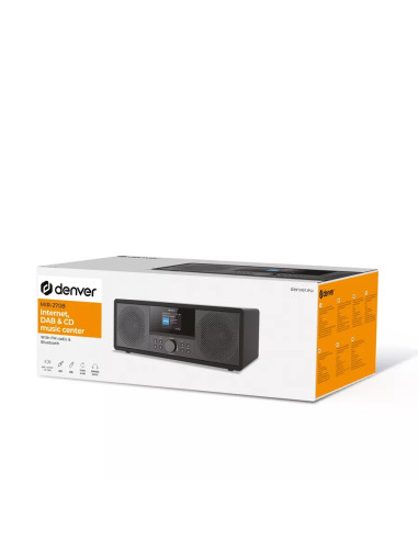 Wieża Stereo Denver Mir-270B Z Radiem Internetowym Czarna