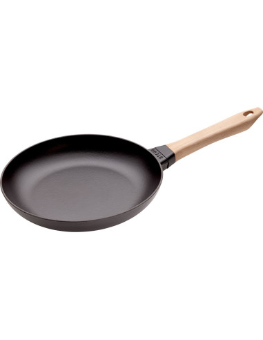Staub Patelnia Żeliwna Z Drewnianym Uchwytem 26 Cm
