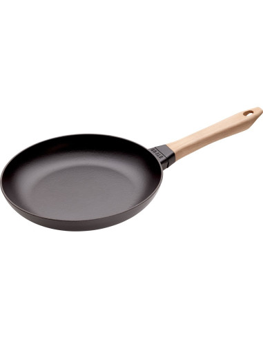 Staub Patelnia Żeliwna Z Drewnianym Uchwytem 26 Cm