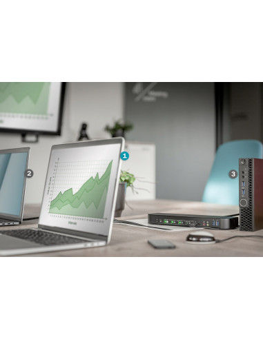 Digitus Przełącznik Kvm, 4-Portowy, 4K 60 Hz, 4 X Dp In, 1 X Dp/Hdmi Out