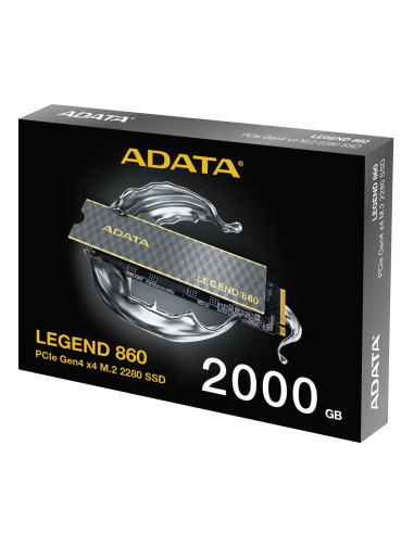 Adata Dysk Ssd Legend 860 2Tb Pcie 4X4 6000/5000 Mb/S M.2