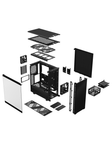 Fractal Design Define 7 Compact Midi Tower Czarny